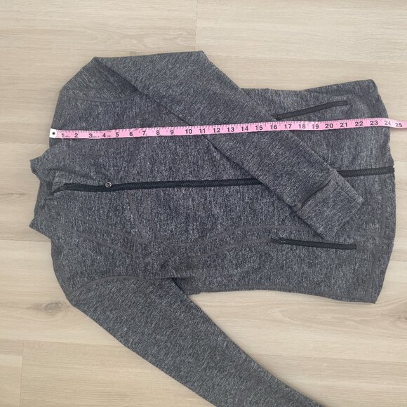 Lululemon Define jacket black/gray size 8 - Picture 3 of 4